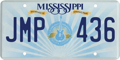 MS license plate JMP436