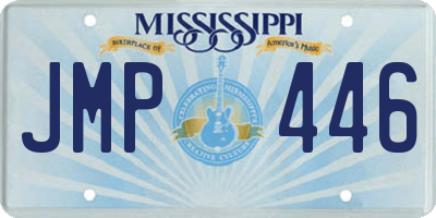 MS license plate JMP446
