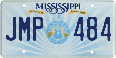 MS license plate JMP484