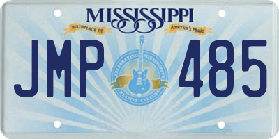 MS license plate JMP485