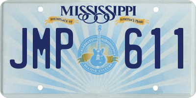 MS license plate JMP611