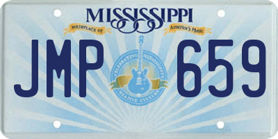 MS license plate JMP659