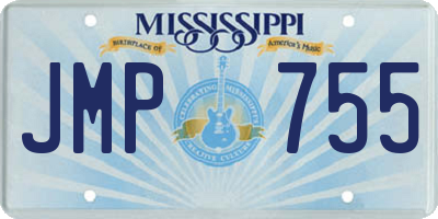 MS license plate JMP755