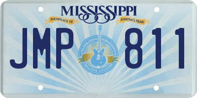 MS license plate JMP811