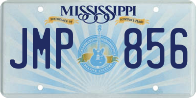 MS license plate JMP856