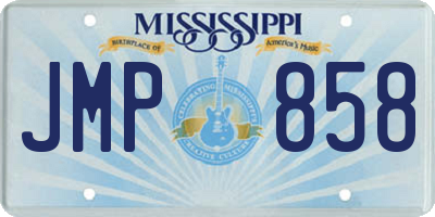 MS license plate JMP858