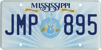 MS license plate JMP895