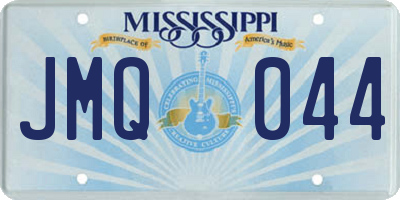 MS license plate JMQ044