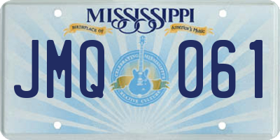 MS license plate JMQ061
