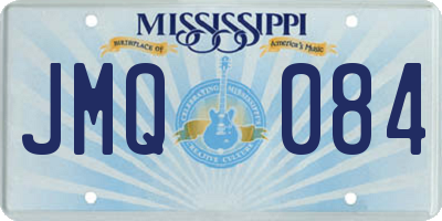 MS license plate JMQ084