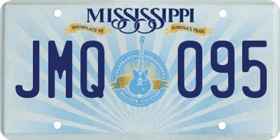 MS license plate JMQ095