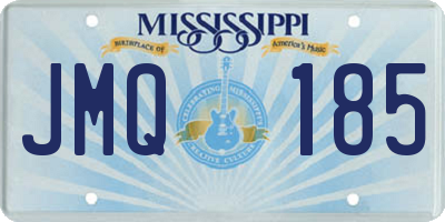 MS license plate JMQ185