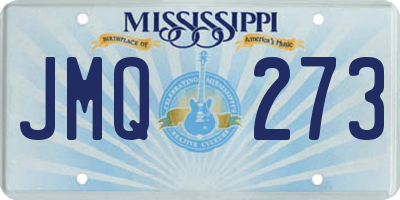 MS license plate JMQ273