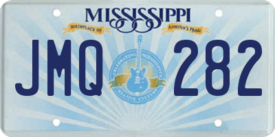 MS license plate JMQ282