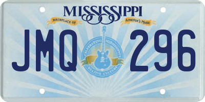MS license plate JMQ296