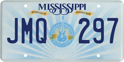 MS license plate JMQ297
