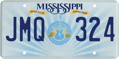 MS license plate JMQ324