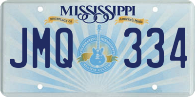 MS license plate JMQ334