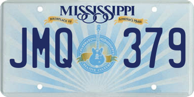 MS license plate JMQ379