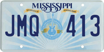 MS license plate JMQ413