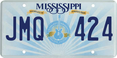 MS license plate JMQ424