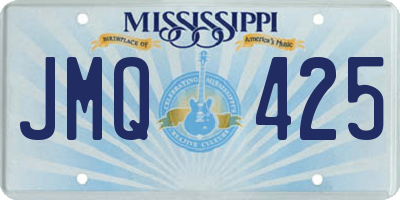 MS license plate JMQ425