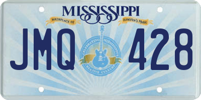 MS license plate JMQ428