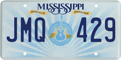 MS license plate JMQ429