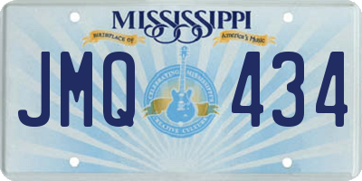 MS license plate JMQ434