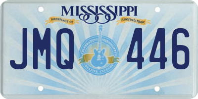 MS license plate JMQ446