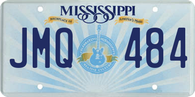 MS license plate JMQ484