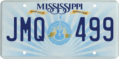 MS license plate JMQ499
