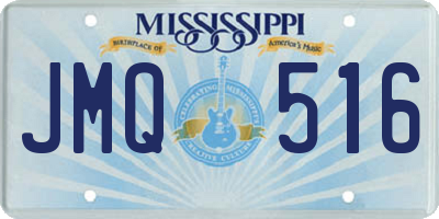 MS license plate JMQ516