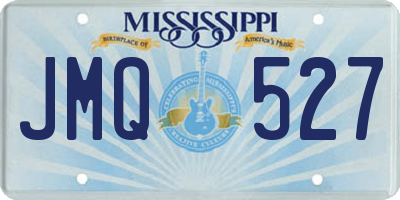 MS license plate JMQ527
