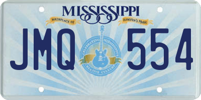 MS license plate JMQ554