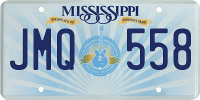 MS license plate JMQ558
