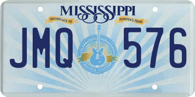 MS license plate JMQ576