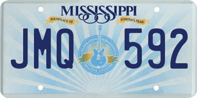 MS license plate JMQ592