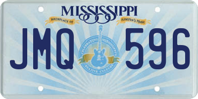 MS license plate JMQ596