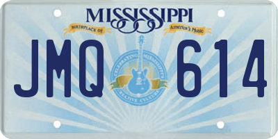 MS license plate JMQ614