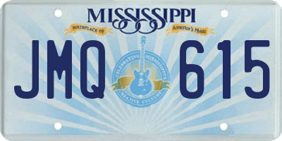 MS license plate JMQ615