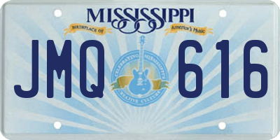 MS license plate JMQ616