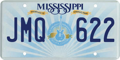 MS license plate JMQ622