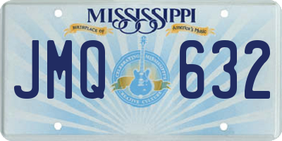 MS license plate JMQ632