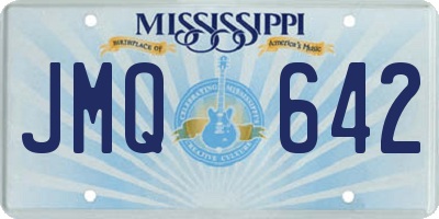 MS license plate JMQ642