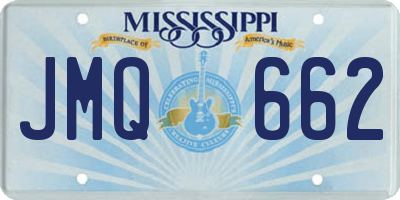 MS license plate JMQ662