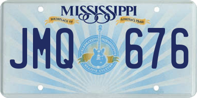 MS license plate JMQ676