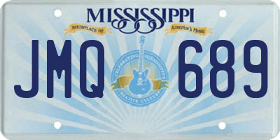 MS license plate JMQ689
