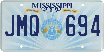 MS license plate JMQ694
