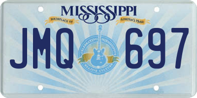 MS license plate JMQ697